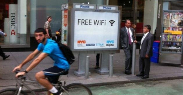 New York Turns Pay Phones Into Wi-Fi Hotspots